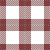 Modern Light White Seamless Tartan Textile Design 386 vector