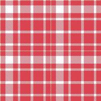 Modern Seamless Tartan in Light Faded Red tones Textile Design Variant 183 vector