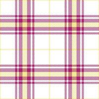 Modern Seamless Tartan in Light White tones Textile Design Variant 224 vector