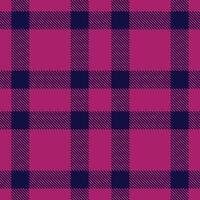 Modern Seamless Tartan in Metallic Deep Magenta tones Textile Design vector