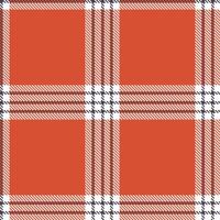 Deep White Seamless Tartan with Iridescent Charcoal Grey accents Textile Design vector