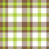 Modern Bright Cocoa Seamless Tartan Textile Design vector