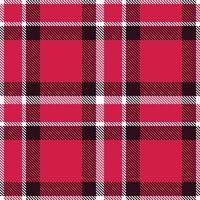 Iridescent White Seamless Tartan with Dusty Ruby accents Textile Design vector