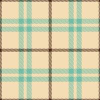 Modern Dusty Light Peach Seamless Tartan Textile Design Variant 414 vector