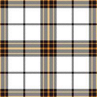 Pastel Almost Black and Deep Mango Seamless Tartan Textile Design vector