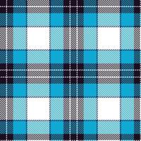 Iridescent Midnight and Dusty White Seamless Tartan Textile Design vector