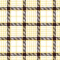 Modern Muted White Seamless Tartan Textile Design Variant 550 vector