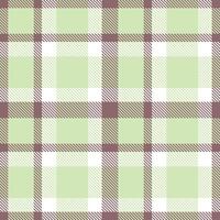Modern Deep Reddish Grey Seamless Tartan Textile Design vector