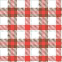 Modern Soft White Seamless Tartan Textile Design Variant 787 vector
