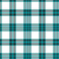 Modern Iridescent Dark Cyan Seamless Tartan Textile Design Variant 801 vector