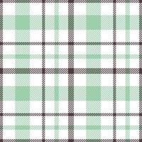 Modern Seamless Tartan in Deep White tones Textile Design Variant 861 vector