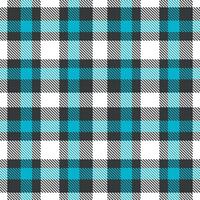 Smoky Charcoal and Dark White Seamless Tartan Textile Design vector