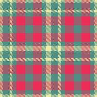 Light Dusty Teal and Deep Light Tan Seamless Tartan Textile Design vector