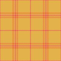 Modern Deep Macaroni And Cheese Seamless Tartan Textile Design vector