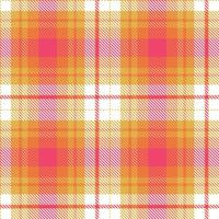 Modern Light Macaroni And Cheese Seamless Tartan Textile Design Variant 943 vector