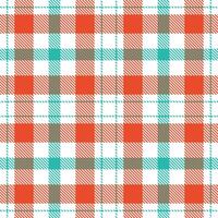 Modern Seamless Tartan in Soft White tones Textile Design Variant 1011 vector