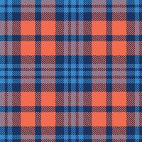 Modern Seamless Tartan in Soft Marine tones Textile Design vector