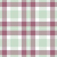 Light White and Dusty Light Grey Seamless Tartan Textile Design vector