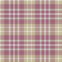 Modern Seamless Tartan in Cool Mauve tones Textile Design 386 vector