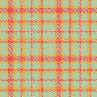 Modern Seamless Tartan in Vivid Butterscotch tones Textile Design vector