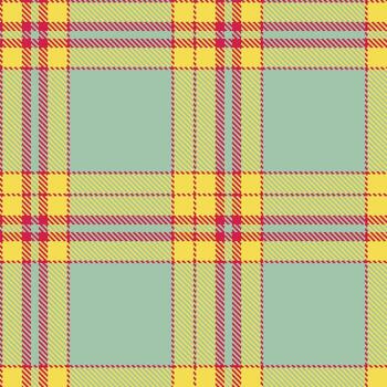 Modern Bright Ruby Seamless Tartan Textile Design vector