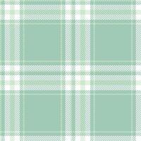 Modern Seamless Tartan in Deep Off White tones Textile Design 386 vector