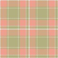 Smoky White Seamless Tartan with Bright Putty accents Textile Design vector