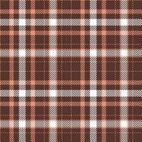 Modern Vivid Blush Seamless Tartan Textile Design vector