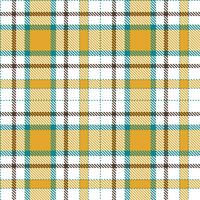 Modern Seamless Tartan in Metallic Dark Cyan tones Textile Design vector