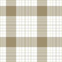 Modern Metallic White Seamless Tartan Textile Design Variant 1330 vector