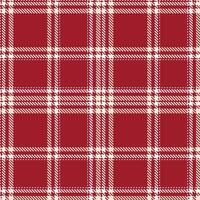 Modern Seamless Tartan in Metallic Rouge tones Textile Design vector