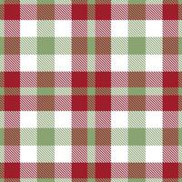 Soft Sage and Metallic Rouge Seamless Tartan Textile Design vector