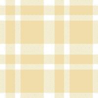Modern Muted White Seamless Tartan Textile Design Variant 1485 vector