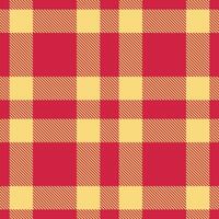 Iridescent Rose Red and Iridescent Wheat Seamless Tartan Textile Design vector
