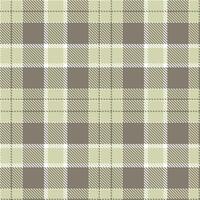 Modern Dusty White Seamless Tartan Textile Design Variant 1609 vector