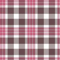 Modern Seamless Tartan in Deep White tones Textile Design Variant 1623 vector