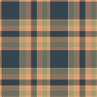 Modern Dark Peach Seamless Tartan Textile Design Variant 1720 vector