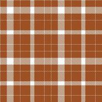 Modern Dark White Seamless Tartan Textile Design Variant 1752 vector