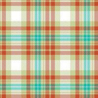 Deep Beige Seamless Tartan with Iridescent Rust accents Textile Design vector