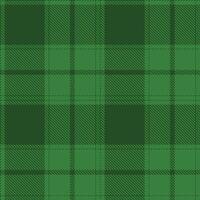 Modern Seamless Tartan in Iridescent Pine Green tones Textile Design vector