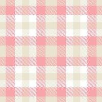 Modern Seamless Tartan in Deep Light Grey tones Textile Design vector