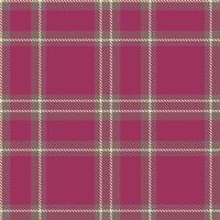 Modern Metallic Reddish Grey Seamless Tartan Textile Design vector