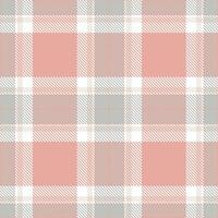 Modern Seamless Tartan in Light Pinkish Tan tones Textile Design Variant 2065 vector