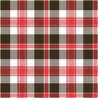 Smoky White Seamless Tartan with Iridescent Light Red accents Textile Design vector