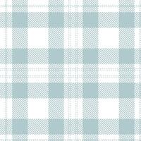 Modern Metallic White Seamless Tartan Textile Design Variant 2118 vector