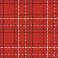 Modern Seamless Tartan in Warm Dark tones Textile Design Variant 2261 vector