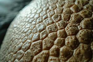 Close-up Texture of a Rough, Brown, Honeycomb-like Surface photo