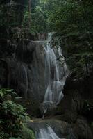 Hidden Jungle Waterfall with Serene Flow photo