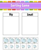 Sorting game with turkey and other animals vector