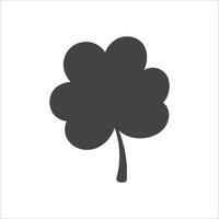 A four leaf clover icon on a white background vector